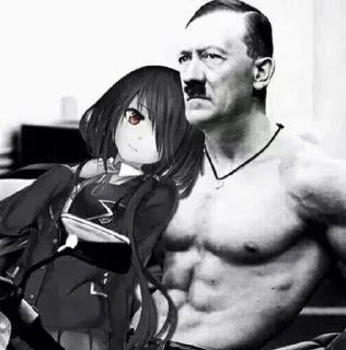 🇩🇪 emoji 卐Hitler Senpai卐'@The_otaku_man Telegram sticker 8 of 22