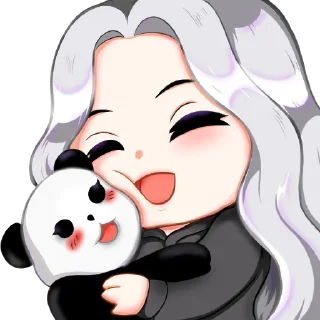 🐼 emoji Emoticon Aelita Telegram sticker 6 of 27
