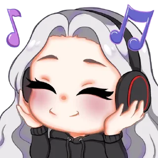 🎵 emoji Emoticon Aelita Telegram sticker 7 of 27