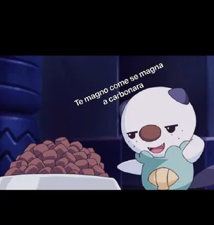 🍝 emoji Oshawott te dice come vive Telegram sticker 4 of 22