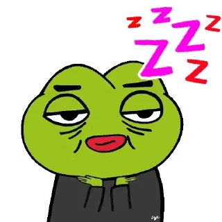 😴 emoji @axforyou  کانال اصلی استیکرای بامزه Telegram sticker 5 of 14