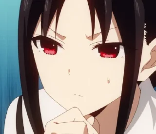 🤔 emoji Kaguya-sama Telegram sticker 22 of 107