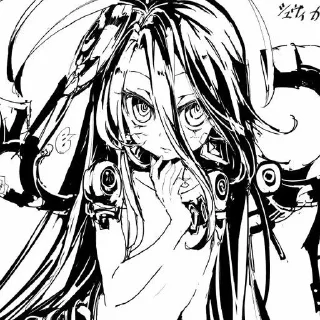 Sticker from No Game No Life Zero