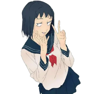 ✌️ emoji Mob psycho 100[@galeries25] Telegram sticker 6 of 18