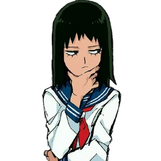 🤔 emoji Mob psycho 100[@galeries25] Telegram sticker 12 of 18