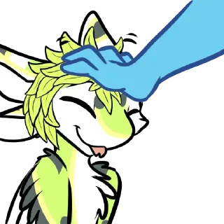 👋 emoji Finn The Avali Telegram sticker 19 of 46