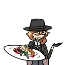 Sticker from chuya nakahara.saku