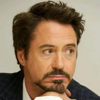 😒 emoji Tony Stark @sobhaniparsa Telegram sticker 17 of 25