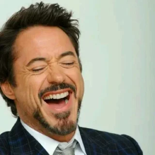 🤣 emoji Tony Stark @sobhaniparsa Telegram sticker 23 of 25