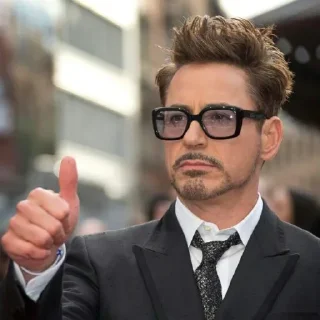 👍 emoji Tony Stark @sobhaniparsa Telegram sticker 5 of 25