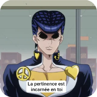 👍 emoji JJBA nuWave Telegram sticker 13 of 49
