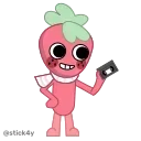 😏 emoji Dandy's world Telegram sticker 21 of 67