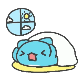 🌅 emoji Custom Capoo Telegram sticker 4 of 8