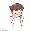 😄 emoji Boobib Cute Couples(For Boy)(@Love_Graphs) Telegram sticker 6 of 41