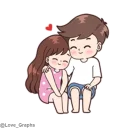 😊 emoji Boobib Cute Couples(For Boy)(@Love_Graphs) Telegram sticker 9 of 41