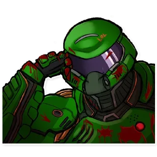 😡 emoji DOOM Telegram sticker 7 of 110