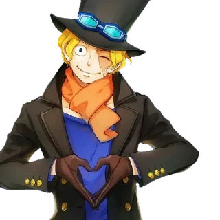 ❤️ emoji 💛Sabo💛 Telegram sticker 19 of 29