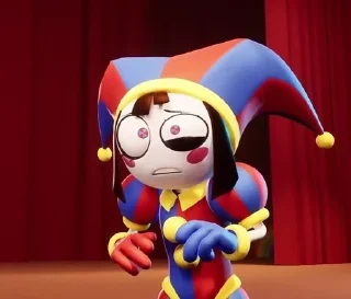🌟 emoji Digital circus Pomni Telegram sticker 13 of 13