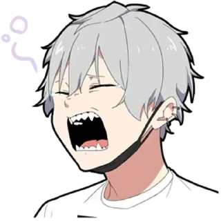 😫 emoji :) @anime_stickers_pack Telegram sticker 16 of 112