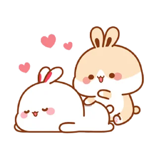 🍑 emoji Lovely Tuji @Stickersnew Telegram sticker 18 of 50