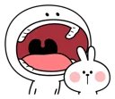 😮 emoji Spoiled Rabbit \SmilePerson2\ [@Stikeram] [SeRaMo.iR] Telegram sticker 21 of 41