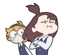 😒 emoji Little Witch Academia Telegram sticker 20 of 41