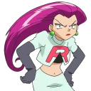😠 emoji Team Rocket Telegram sticker 7 of 37