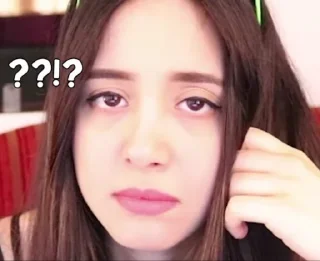 ❓ emoji Mia Plays 2 @MiaPlays @ElOlive Telegram sticker 20 of 120
