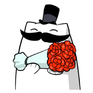 🐱 emoji 🐱 Meawbin [@TodorokiShouto] Telegram sticker 10 of 120