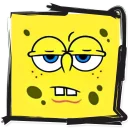 😀 emoji استیکر های باب اسفنجی Telegram sticker 5 of 18