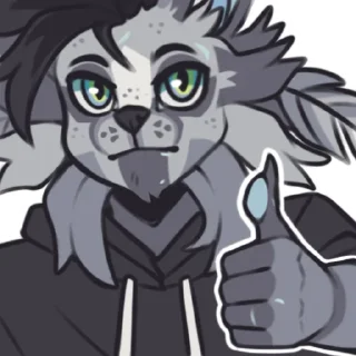 👍 emoji Tay & friends Telegram sticker 14 of 119