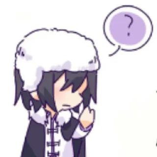 ❓ emoji Дос-кун и Гоголь 🪄 Telegram sticker 3 of 55