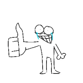 👍 emoji Goofy ahh stickers Telegram sticker 12 of 74