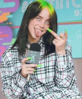 🖕 emoji Billie Telegram sticker 3 of 47