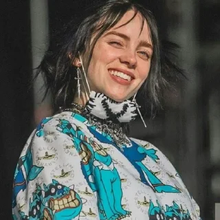 😉 emoji Billie Telegram sticker 8 of 47