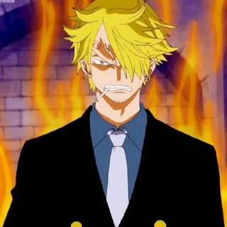 💛 emoji Sanji ↝ @one_pieceAR Telegram sticker 14 of 25