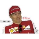 Sticker from Kimi Räikkönen - F1iran.com