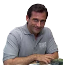 😊 emoji Michael Scott Paper Co. Telegram sticker 23 of 50