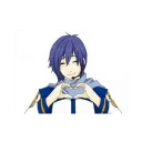 ❤ emoji Vocaloid Kaito Pack Telegram sticker 22 of 30