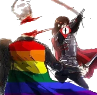 ❤️ emoji Anti Lgbt Juden Telegram sticker 23 of 27