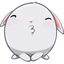 😘 emoji Bun Telegram sticker 7 of 38