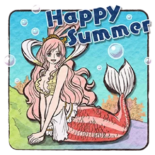 Sticker from ONE PIECE's Summer @Nekostickerss