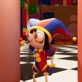 🌟 emoji Digital circus Pomni Telegram sticker 8 of 13