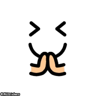 🙏 emoji @MHStickers Moving Emoticon Telegram sticker 20 of 41
