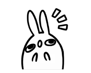 🐰 emoji Moving Bunny (@TodorokiShouto) Telegram sticker 8 of 24