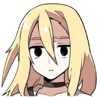 😐 emoji Angels of Death @Nekostickerss Telegram sticker 19 of 41