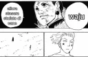 Sticker from Scan di HxH con frasi che non c'entrano a volte in dialetto
