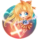 😛 emoji Bishoujo Senshi Sailor Moon Telegram sticker 14 of 26