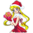 🎅 emoji Sailor moOn 🌙 Telegram sticker 22 of 100