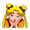 😆 emoji Sailor moOn 🌙 Telegram sticker 12 of 100